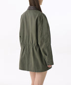 MUSINSA STANDARD WOMAN MUSINSA STANDARD WOMAN Women's Washed Cotton Hunting Jacket [Khaki]