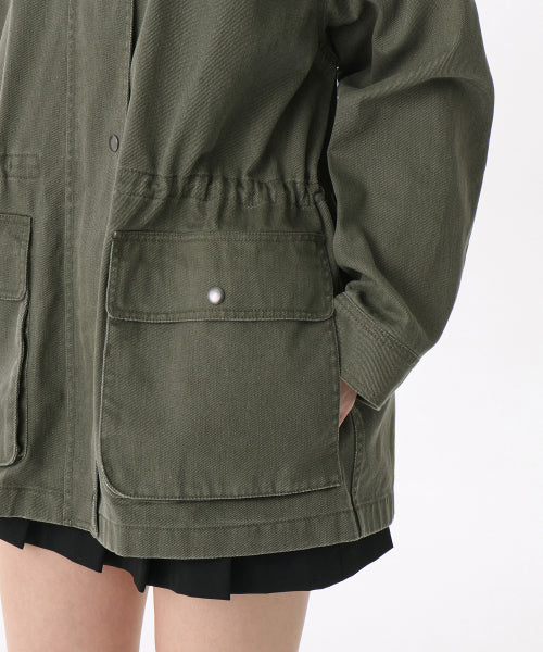 MUSINSA STANDARD WOMAN MUSINSA STANDARD WOMAN Women's Washed Cotton Hunting Jacket [Khaki]