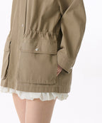 MUSINSA STANDARD WOMAN MUSINSA STANDARD WOMAN Women's Washed Cotton Hunting Jacket [Beige]