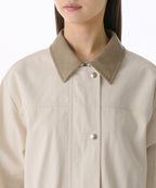 MUSINSA STANDARD WOMAN MUSINSA STANDARD WOMAN Women's Washed Cotton Hunting Jacket [Cream]