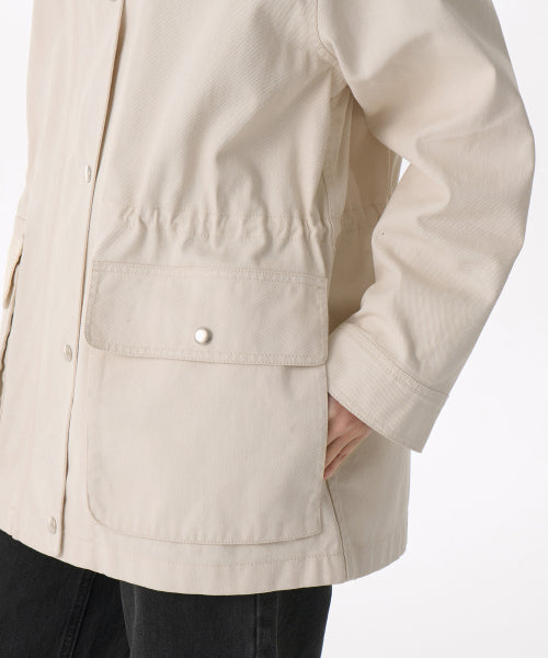 MUSINSA STANDARD WOMAN MUSINSA STANDARD WOMAN Women's Washed Cotton Hunting Jacket [Cream]