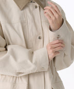 MUSINSA STANDARD WOMAN MUSINSA STANDARD WOMAN Women's Washed Cotton Hunting Jacket [Cream]