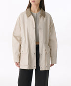 MUSINSA STANDARD WOMAN MUSINSA STANDARD WOMAN Women's Washed Cotton Hunting Jacket [Cream]