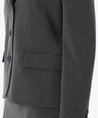 MUSINSA STANDARD WOMAN MUSINSA STANDARD WOMAN Jacket Women's regular fit 3 button blazer [medium gray]