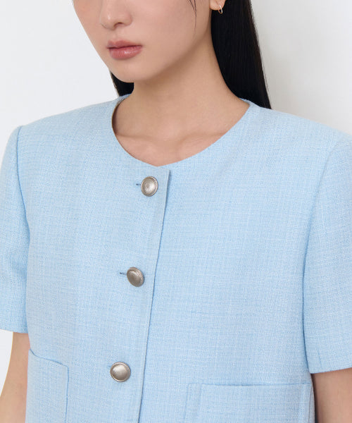 MUSINSA STANDARD WOMAN MUSINSA STANDARD WOMAN Jacket Sky Blue