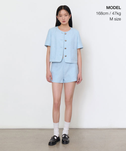 MUSINSA STANDARD WOMAN MUSINSA STANDARD WOMAN Jacket Sky Blue