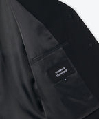 MUSINSA STANDARD WOMAN MUSINSA STANDARD WOMAN Women's Collarless 3 Button Crop Blazer [Black] Size S