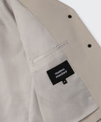 MUSINSA STANDARD WOMAN MUSINSA STANDARD WOMAN Women's Collarless 3 Button Crop Blazer [Warm Sand]