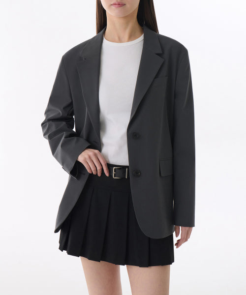 MUSINSA STANDARD WOMAN MUSINSA STANDARD WOMAN Women’s Oversized Blazer Gray