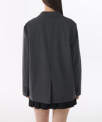 MUSINSA STANDARD WOMAN MUSINSA STANDARD WOMAN Women’s Oversized Blazer Gray
