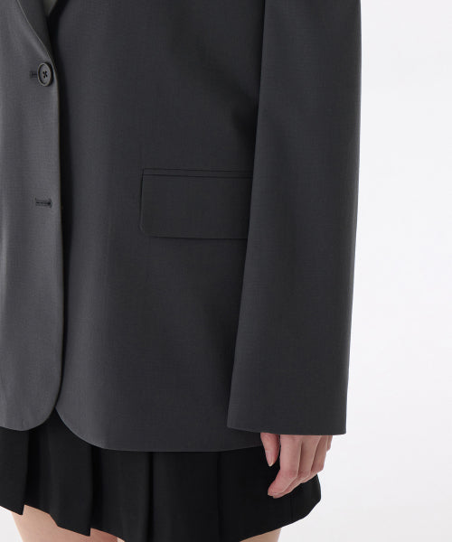 MUSINSA STANDARD WOMAN MUSINSA STANDARD WOMAN Women’s Oversized Blazer Gray