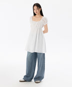 MUSINSA STANDARD WOMAN MUSINSA STANDARD WOMAN Cotton Babydoll Mini Dress (Size Option)