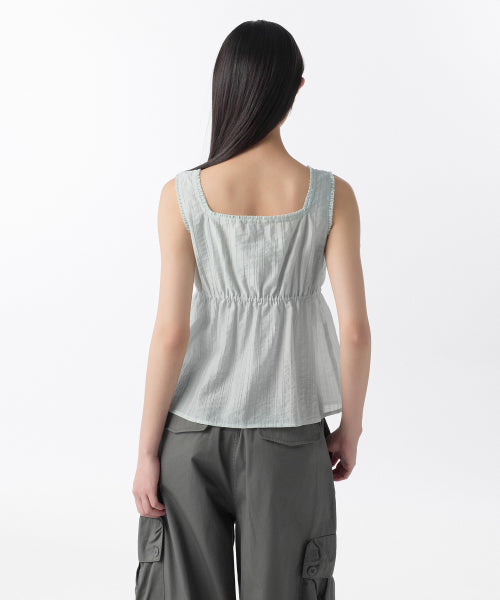 MUSINSA STANDARD WOMAN MUSINSA STANDARD WOMAN T-Shirt Sleeveless [Pale Mint]