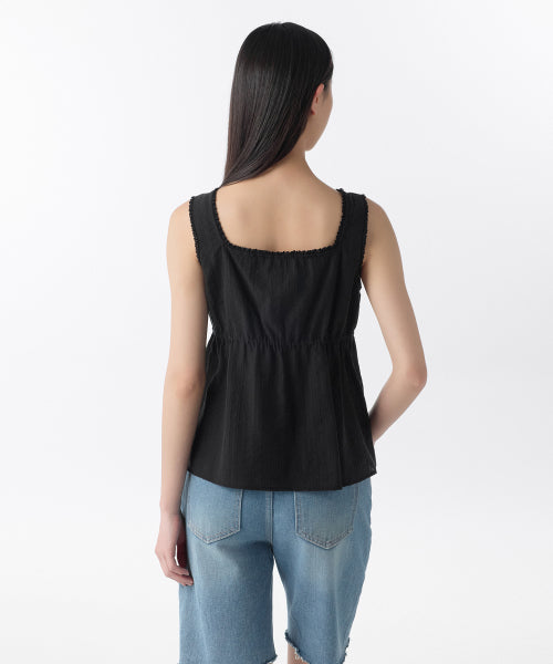MUSINSA STANDARD WOMAN MUSINSA STANDARD WOMAN Women's T-Shirt Sleeveless [Black]