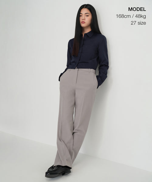 MUSINSA STANDARD WOMAN MUSINSA STANDARD WOMAN Slacks Light Warm Gray