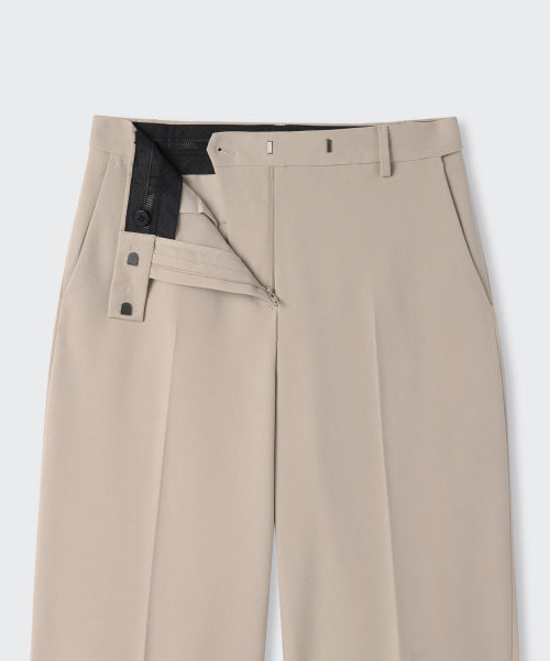 MUSINSA STANDARD WOMAN MUSINSA STANDARD WOMAN Women's Wide Hidden Banding Slacks [Warm Sand]