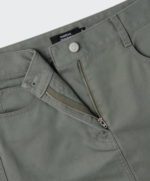 MUSINSA STANDARD WOMAN MUSINSA STANDARD WOMAN Skirt Smoke Green