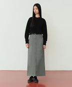 MUSINSA STANDARD WOMAN MUSINSA STANDARD WOMAN Skirt Smoke Green