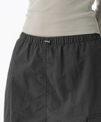 MUSINSA STANDARD WOMAN MUSINSA STANDARD WOMAN Nylon Parachute Skirt Dark Gray