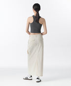 MUSINSA STANDARD WOMAN MUSINSA STANDARD WOMAN Cargo Maxi Skirt (Cream)