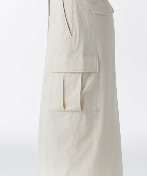 MUSINSA STANDARD WOMAN MUSINSA STANDARD WOMAN Cargo Maxi Skirt (Cream)