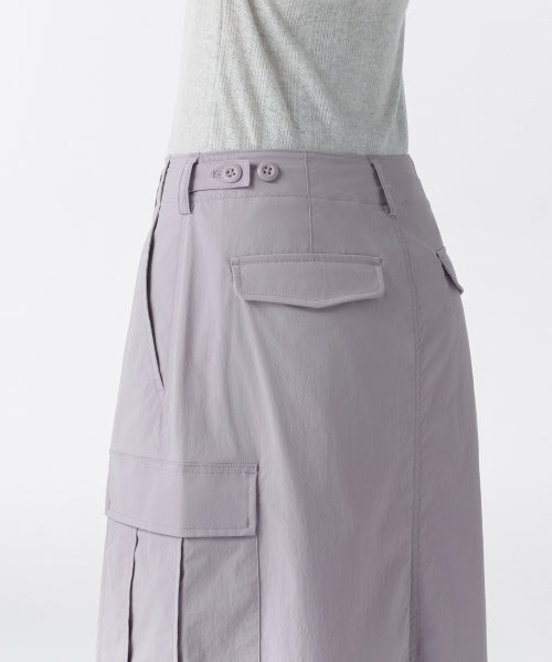 MUSINSA STANDARD WOMAN MUSINSA STANDARD WOMAN Cargo Maxi Skirt [Lavender]
