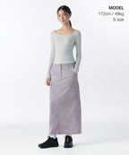 MUSINSA STANDARD WOMAN MUSINSA STANDARD WOMAN Cargo Maxi Skirt [Lavender]
