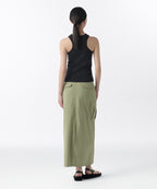 MUSINSA STANDARD WOMAN MUSINSA STANDARD WOMAN Cargo Maxi Skirt Sage