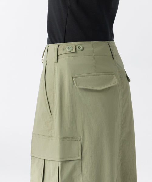 MUSINSA STANDARD WOMAN MUSINSA STANDARD WOMAN Cargo Maxi Skirt Sage