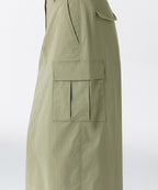 MUSINSA STANDARD WOMAN MUSINSA STANDARD WOMAN Cargo Maxi Skirt Sage
