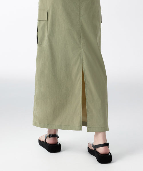 MUSINSA STANDARD WOMAN MUSINSA STANDARD WOMAN Cargo Maxi Skirt Sage