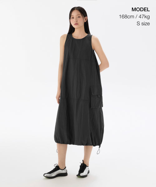 MUSINSA STANDARD WOMAN MUSINSA STANDARD WOMAN Women's Cargo Dress Dark Gray