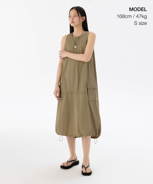 MUSINSA STANDARD WOMAN MUSINSA STANDARD WOMAN Women's Cargo Dress Dusty Beige