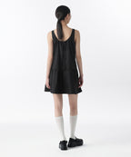 MUSINSA STANDARD WOMAN MUSINSA STANDARD WOMAN Cotton Tiered Mini Dress (Black)