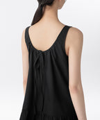 MUSINSA STANDARD WOMAN MUSINSA STANDARD WOMAN Cotton Tiered Mini Dress (Black)