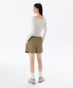 MUSINSA STANDARD WOMAN MUSINSA STANDARD WOMAN Women's nylon banding shorts dusty beige