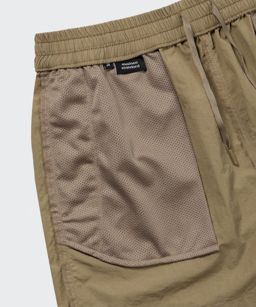 MUSINSA STANDARD WOMAN MUSINSA STANDARD WOMAN Women's nylon banding shorts dusty beige