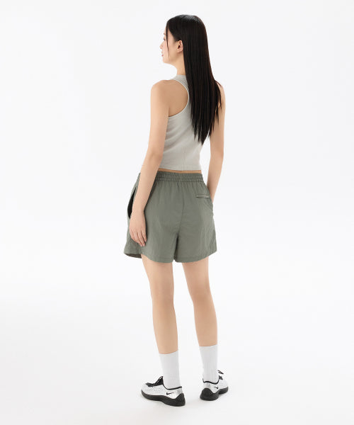 MUSINSA STANDARD WOMAN MUSINSA STANDARD WOMAN Women's nylon banding shorts warm gray