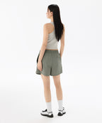 MUSINSA STANDARD WOMAN MUSINSA STANDARD WOMAN Women's nylon banding shorts warm gray