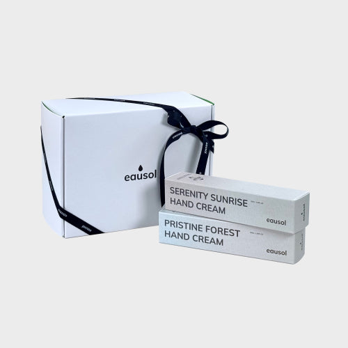 EAUSOL 2-piece hand cream set - Forest & Sunrise