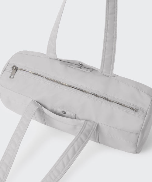 MUSINSA STANDARD WOMAN MUSINSA STANDARD WOMAN Women's Nylon Cylinder Bag [Light Gray]