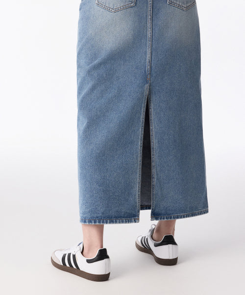 MUSINSA STANDARD WOMAN MUSINSA STANDARD WOMAN Denim Maxi Skirt Light Indigo