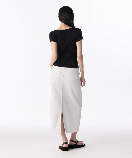 MUSINSA STANDARD WOMAN MUSINSA STANDARD WOMAN Denim Maxi Skirt (Size M)