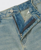 MUSINSA STANDARD WOMAN MUSINSA STANDARD WOMAN Denim Midi Skirt Yellow Sky Blue