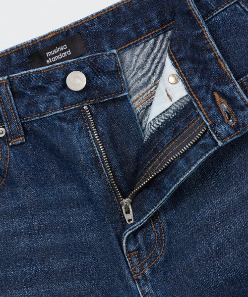 MUSINSA STANDARD WOMAN MUSINSA STANDARD WOMAN Women's Denim Pants Dark Blue
