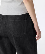 MUSINSA STANDARD WOMAN MUSINSA STANDARD WOMAN Denim Wide Pants [Low Black]