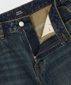 MUSINSA STANDARD WOMAN MUSINSA STANDARD WOMAN Women's Wide Denim Pants Yellow Deep Indigo