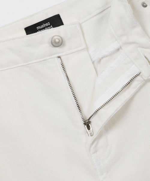 MUSINSA STANDARD WOMAN MUSINSA STANDARD WOMAN Women's Denim Pants [White]