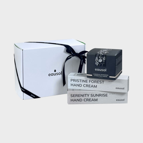 EAUSOL Luminous radiance hydration cream & hand cream 1-piece set
