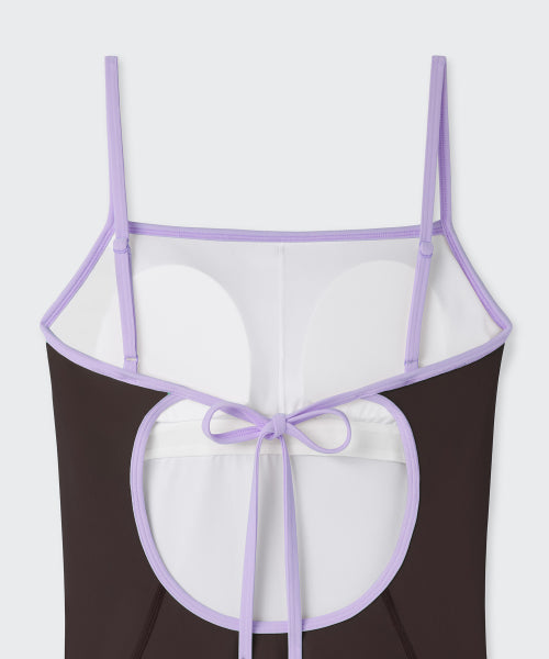 MUSINSA STANDARD WOMAN MUSINSA STANDARD WOMAN One-Piece Swimsuit Dark Brown